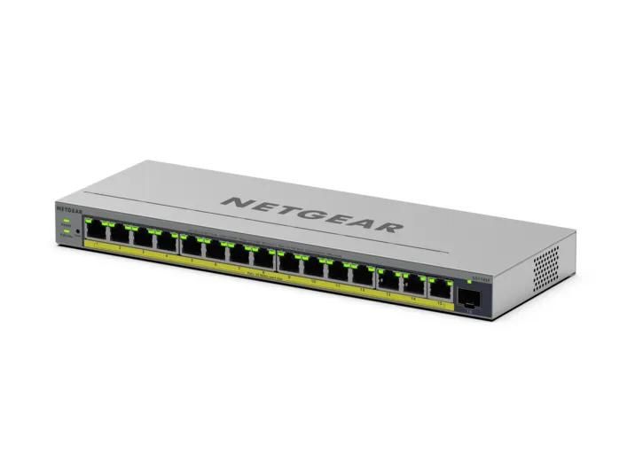 NETGEAR 16-Port Gigabit Ethernet Easy-Smart PoE+ Switch (GS116EP) - view 3