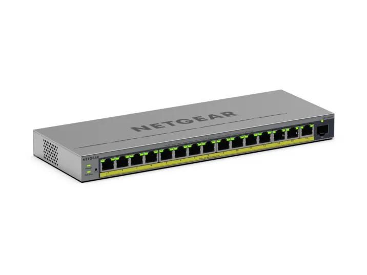 NETGEAR 16-Port Gigabit Ethernet Easy-Smart PoE+ Switch (GS116EPP) product image