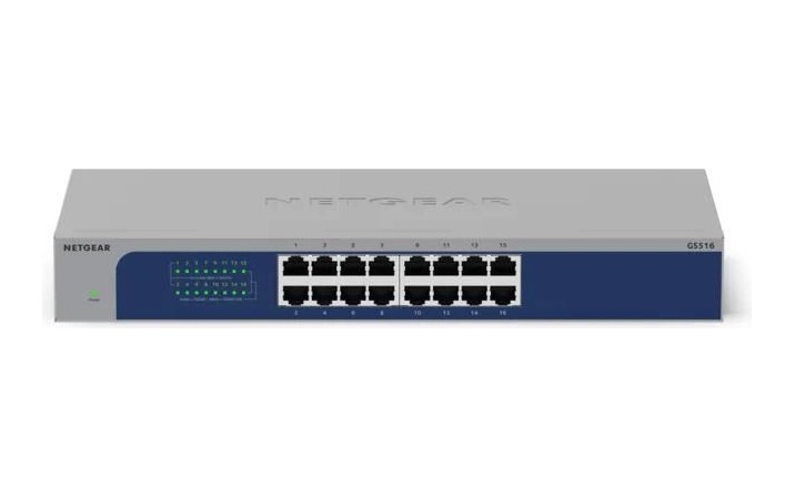 NETGEAR 16-Port Gigabit Ethernet Unmanaged Switch (GS516) product image