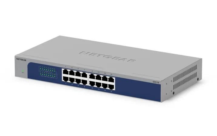 NETGEAR 16-Port Gigabit Ethernet Unmanaged Switch (GS516) - view 2