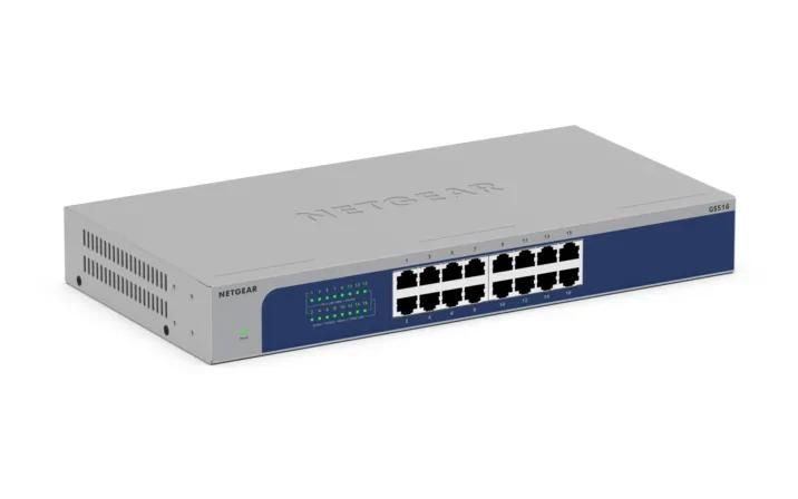 NETGEAR 16-Port Gigabit Ethernet Unmanaged Switch (GS516) - view 3