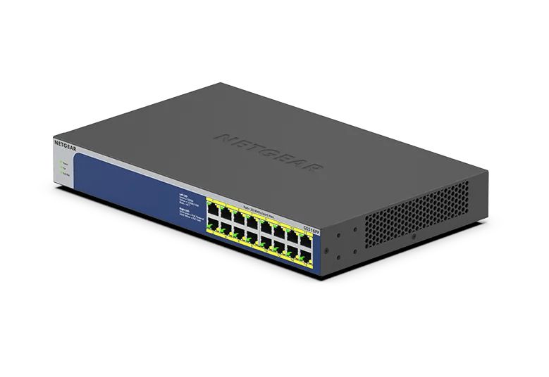 NETGEAR 16-Port Gigabit Ethernet Unmanaged PoE+ Switch (GS516PP) - view 5