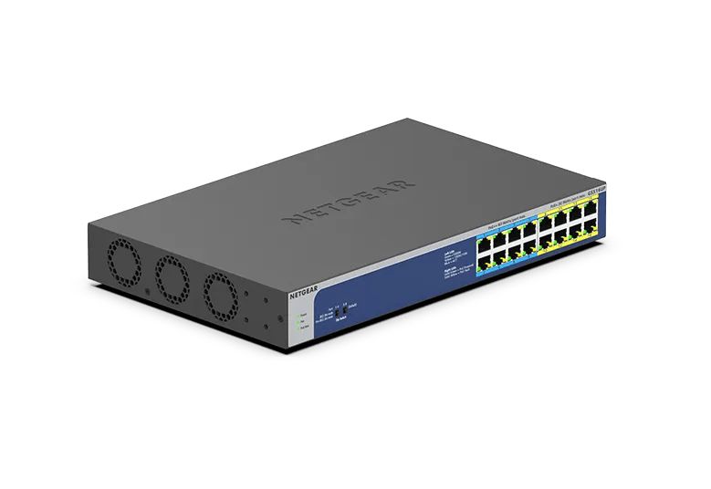 NETGEAR 16-Port Gigabit Ethernet Unmanaged Ultra60 PoE++ Switch (GS516UP) product image