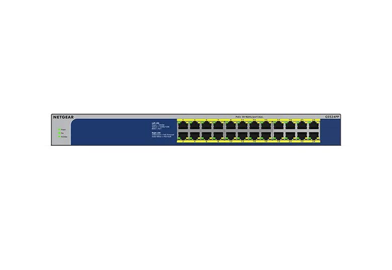 NETGEAR 24-Port Gigabit Ethernet Unmanaged PoE+ Switch (GS524PP) - view 4