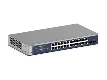 NETGEAR 24-Port Gigabit Ethernet Smart Cloud Switch (GS724T)