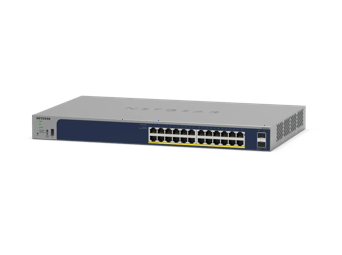 NETGEAR 24-Port Gigabit Ethernet Smart Cloud PoE+ Switch (GS724TPP)