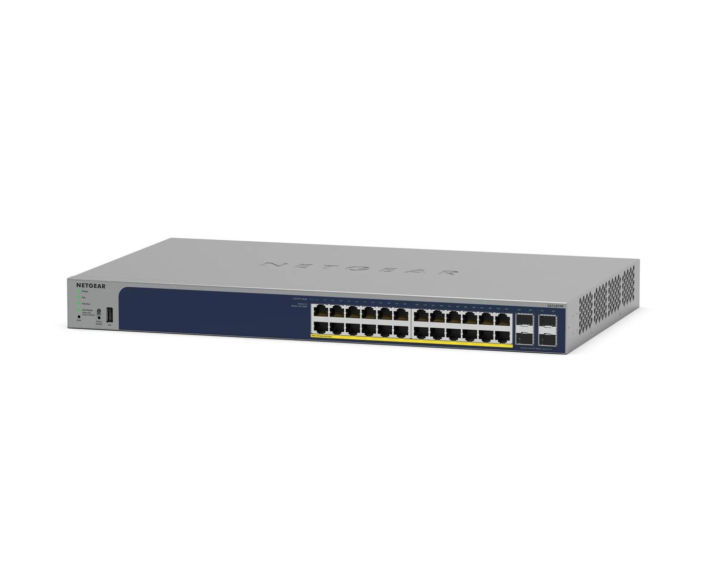 NETGEAR 28-Port Gigabit Ethernet Smart Cloud PoE+ Switch (GS728TPP) product image