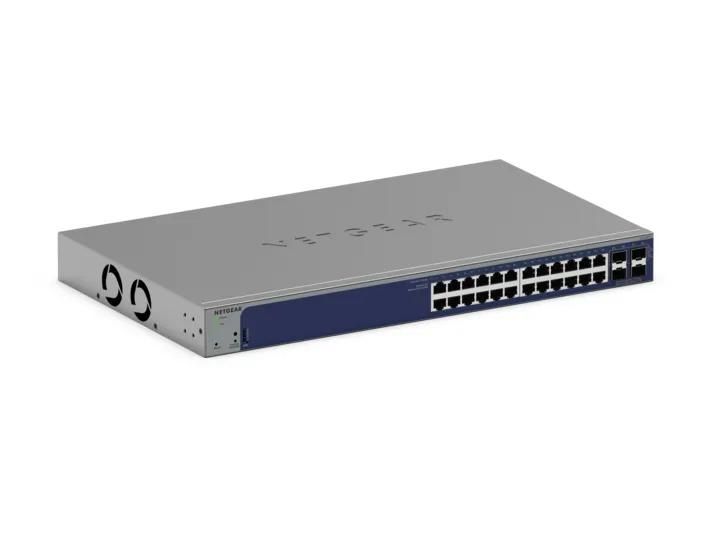 NETGEAR 28-Port Gigabit Ethernet Smart Cloud Switch with 10G Uplinks (GS728TX) product image