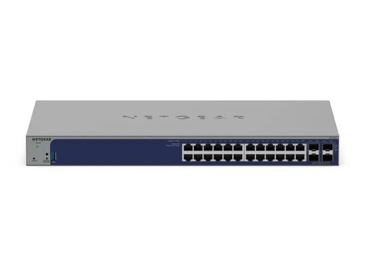 NETGEAR 28-Port Gigabit Ethernet Smart Cloud Switch with 10G Uplinks (GS728TX) - view 2