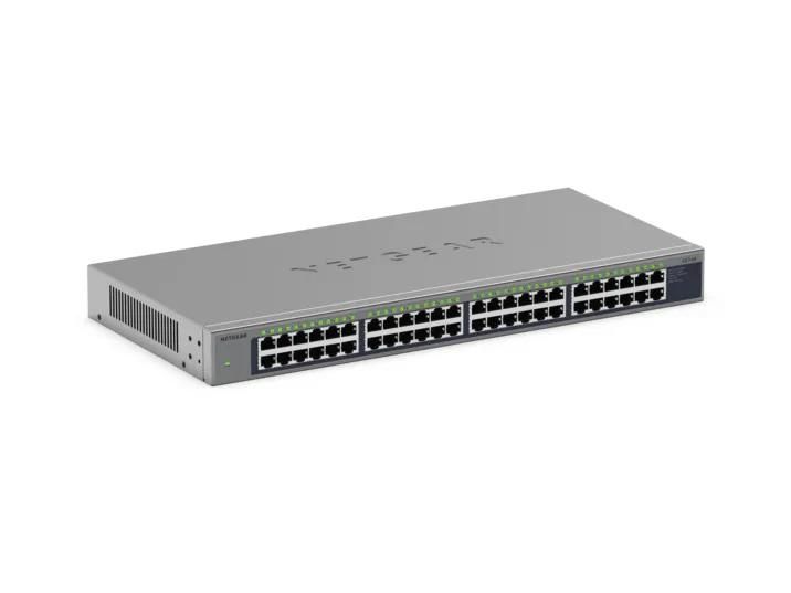 NETGEAR 48-Port Gigabit Ethernet Unmanaged Switch (GS748) - view 3