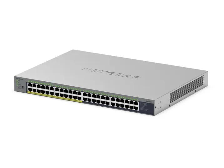 NETGEAR 48-Port Gigabit Ethernet Unmanaged PoE+ Switch (GS748PP) - view 2