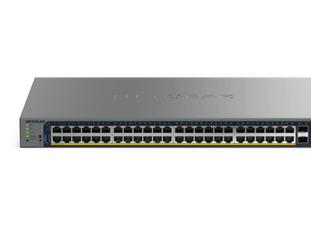 NETGEAR 52-Port Gigabit Ethernet Smart Cloud PoE+ Switch (GS752TP)