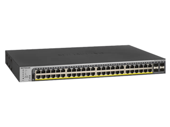 NETGEAR 52-Port Gigabit Ethernet Smart Cloud PoE+ Switch (GS752TPP)