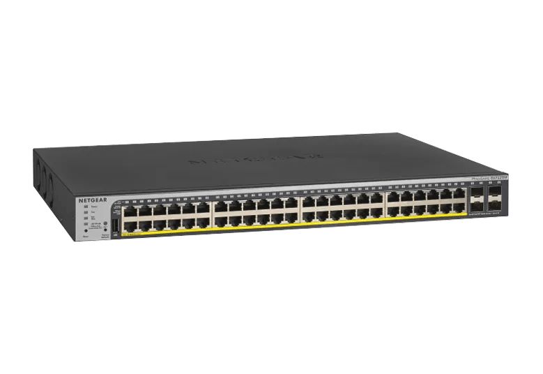 NETGEAR 52-Port Gigabit Ethernet Smart Cloud PoE+ Switch (GS752TPP) product image