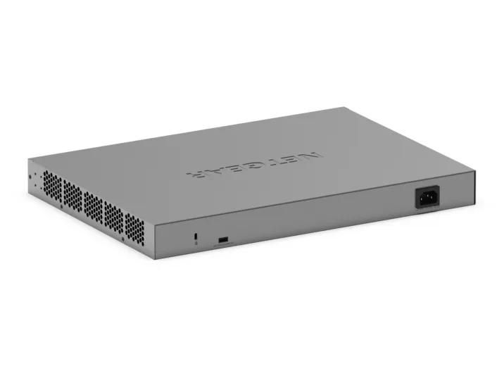 NETGEAR 52-Port Gigabit Ethernet Smart Cloud PoE+ Switch with 10G Uplinks (GS752TXP) - view 4