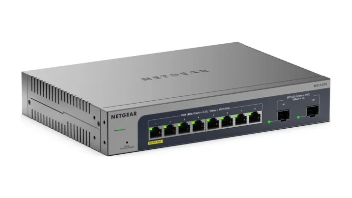 NETGEAR MS110TX 8-Port 2.5G Smart Managed Switch with 2 x 10G SFP+ - view 2
