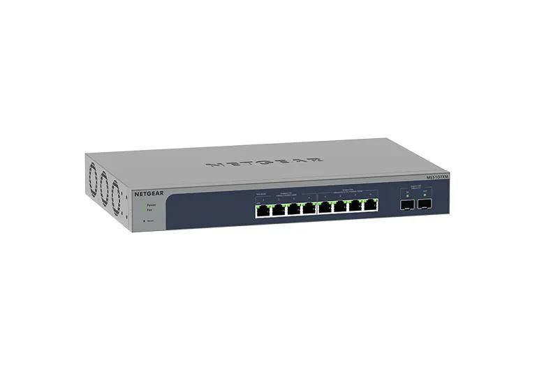 NETGEAR 10-Port Multi-Gigabit Smart Cloud Switch (MS510TXM) product image