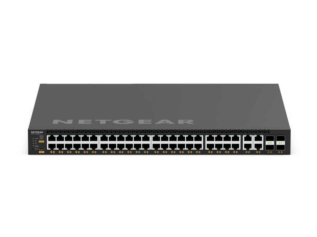 NETGEAR M4350-44M4X4V Managed AV Switch (MSM4352) product image
