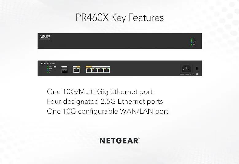 NETGEAR PR460X 10G/Multi-Gig Dual-WAN Pro Router with Insight - view 2