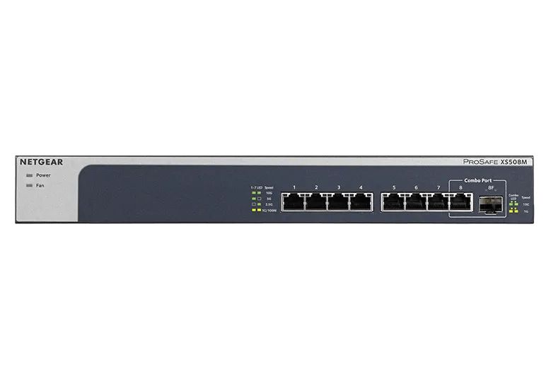 NETGEAR 8-Port Multi-Gigabit Unmanaged Switch (XS508M) - view 2