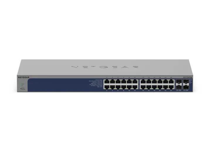 NETGEAR 28-Port 10-Gigabit Smart Cloud Switch (XS724TM) - view 2