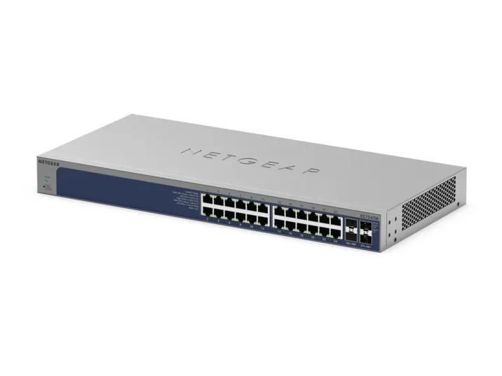 NETGEAR 28-Port 10-Gigabit Smart Cloud Switch (XS724TM) - view 3