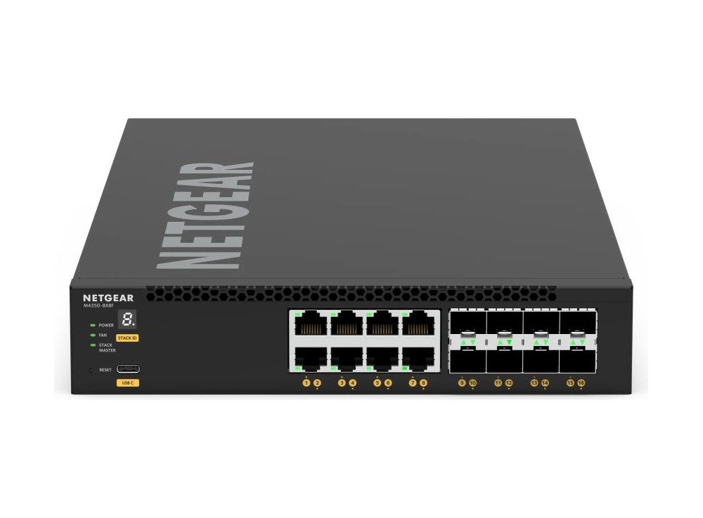 NETGEAR M4350-8X8F Managed AV Switch (XSM4316)