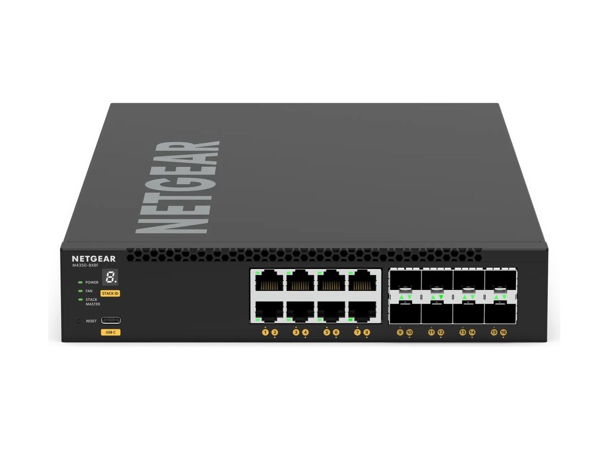 NETGEAR M4350-8X8F Managed AV Switch (XSM4316) product image