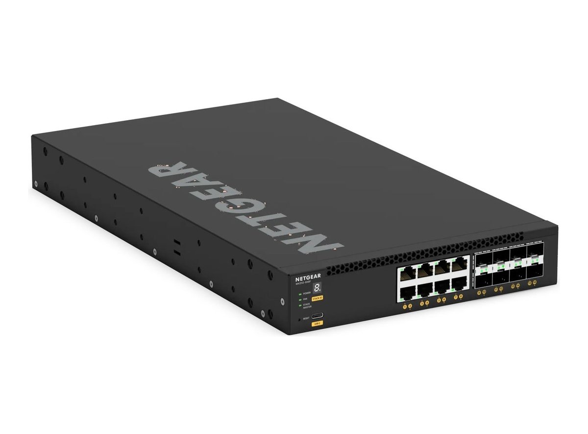 NETGEAR M4350-8X8F Managed AV Switch (XSM4316) - view 3