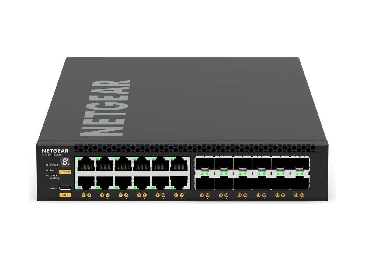 NETGEAR M4350-12X12F Managed AV Switch (XSM4324) product image