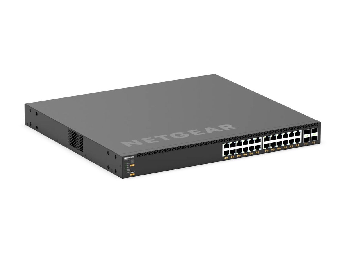 NETGEAR M4350-24X4V Managed AV Switch (XSM4328CV) - view 3