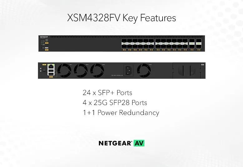 NETGEAR M4350-24F4V Managed AV Switch (XSM4328FV) - view 2