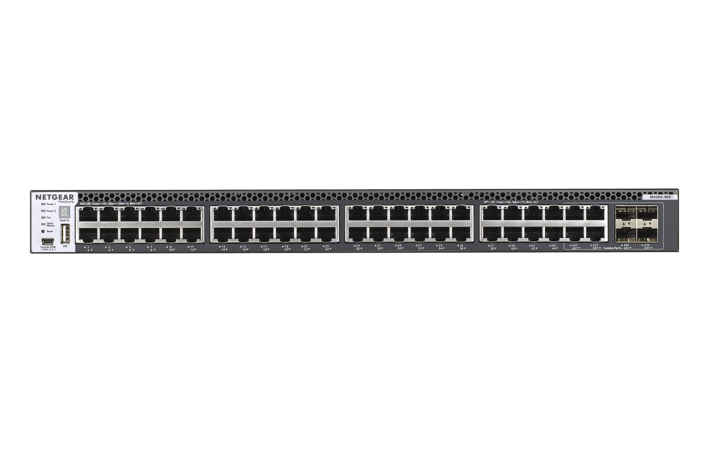NETGEAR M4300-48X 48-Port 10GBASE-T Stackable Managed AV Switch (XSM4348CS)