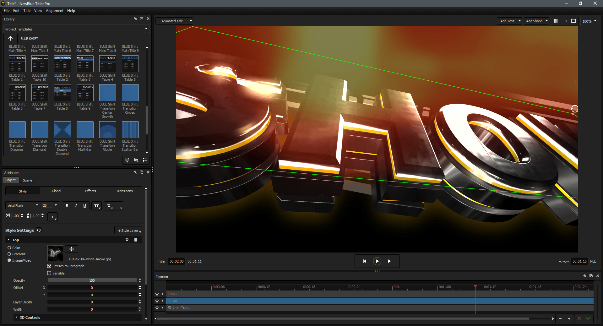 NewBlue Titler Pro 7 Motion Titling Plug-In - view 2