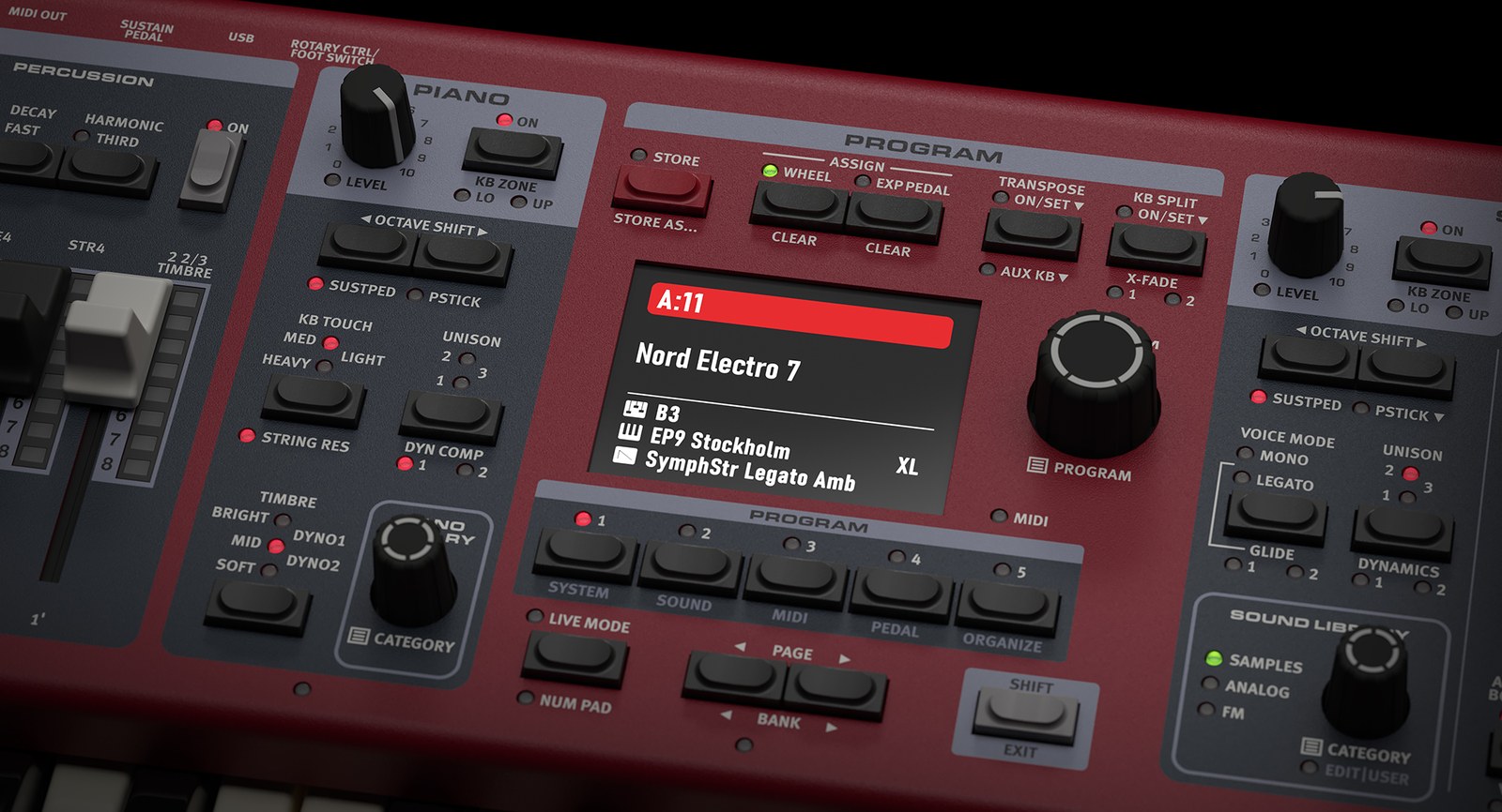 Nord Electro 7 73 Stage Keyboard - view 3