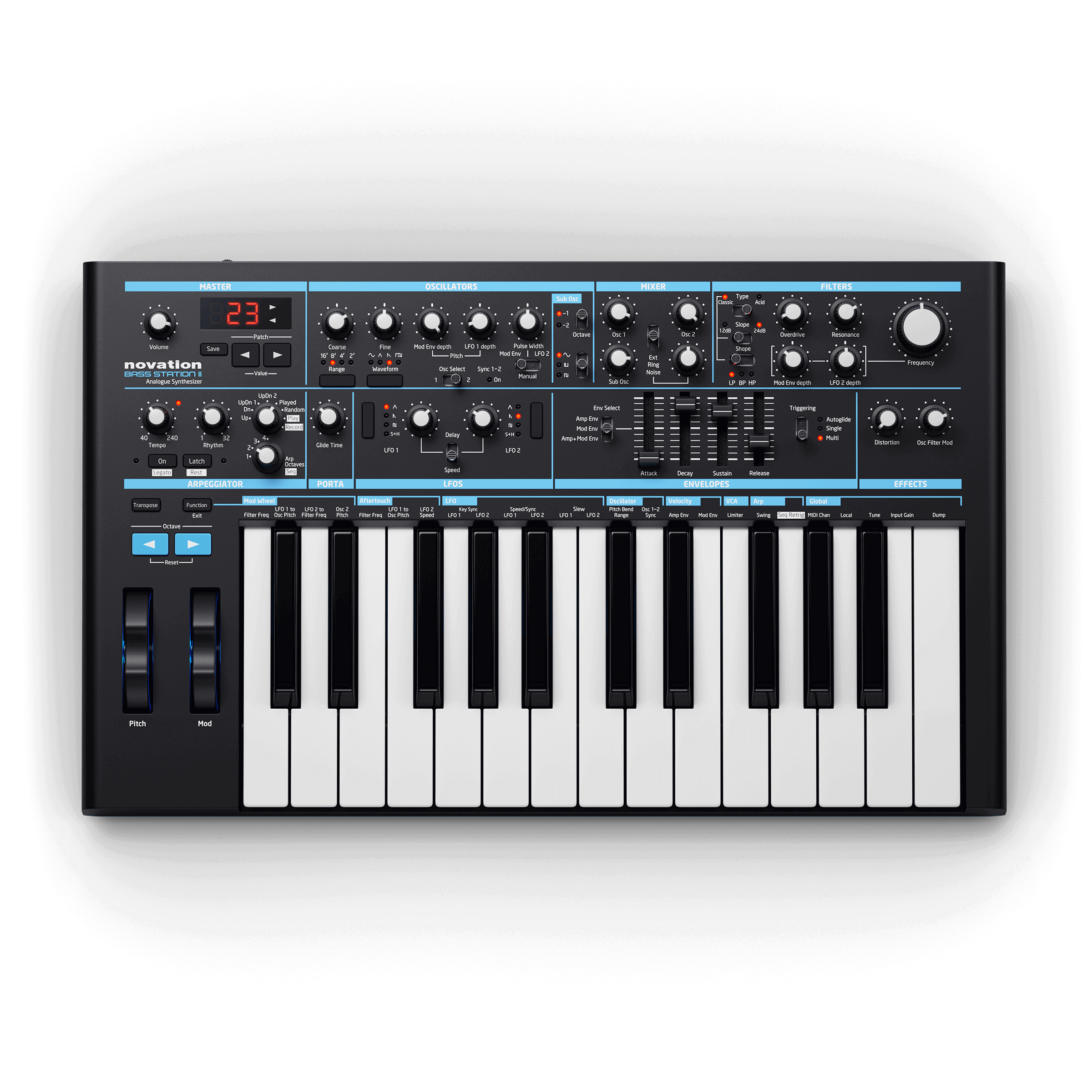 Novation Bass Station II Analogue Mono Synthesizer - view 2