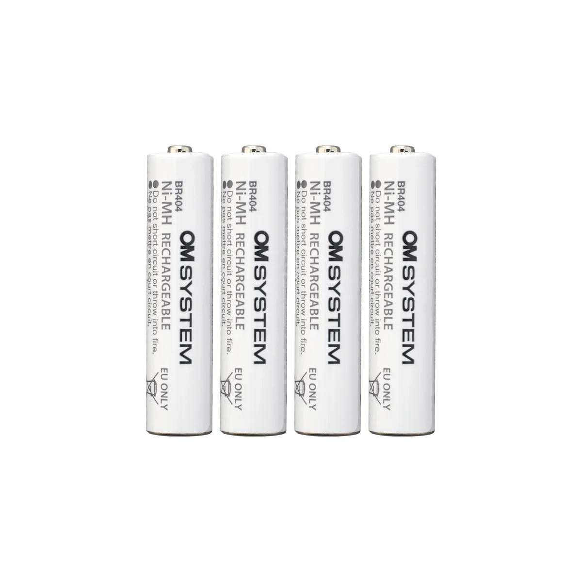 OM System BR-404 Ni-MH Rechargeable Battery Set (AAA)