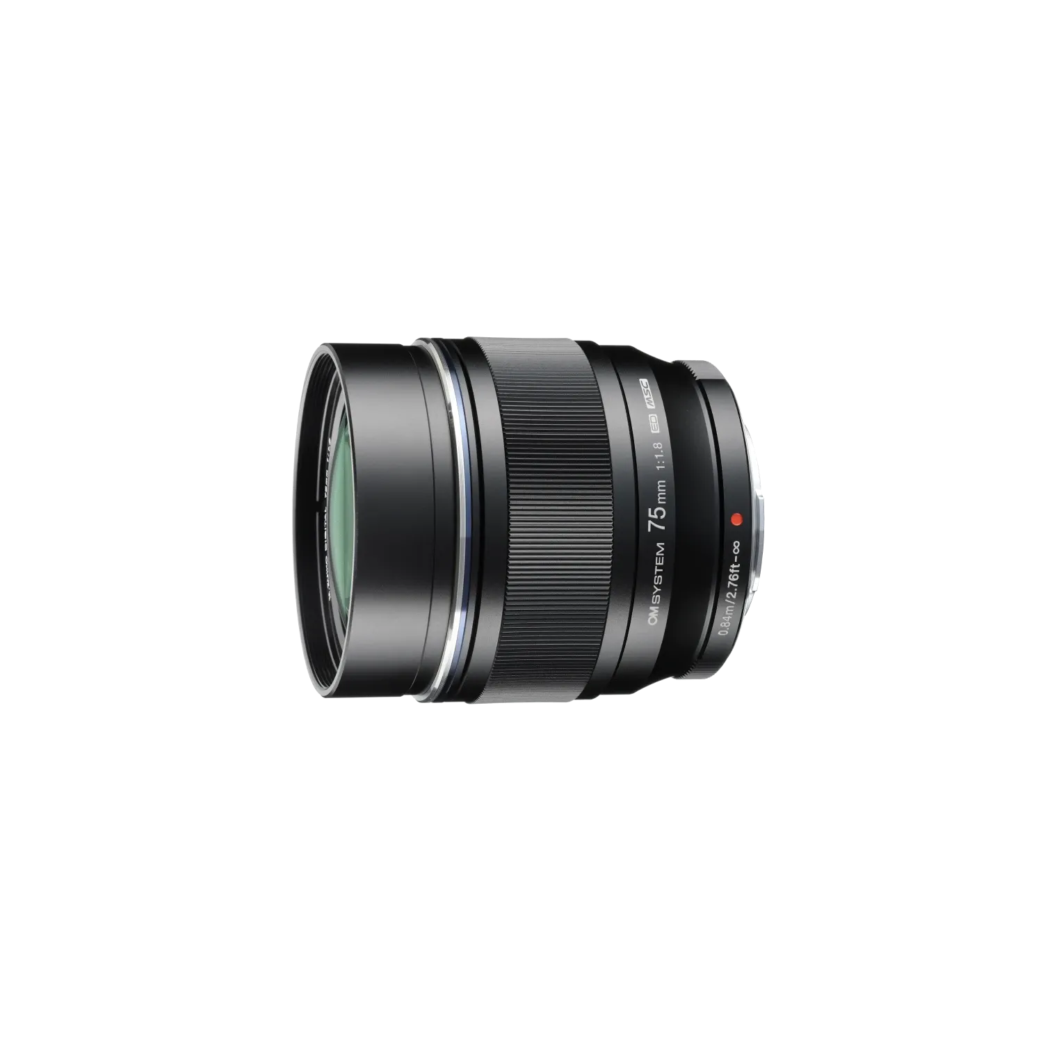 OM System M.Zuiko Digital ED 75mm F1.8 Black product image