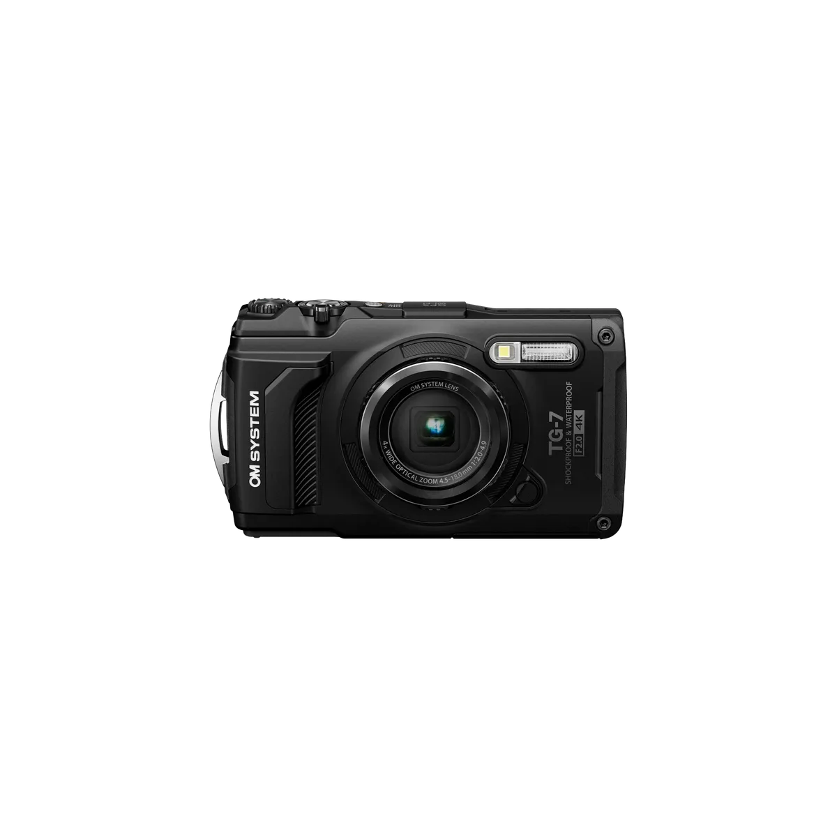 OM System Tough TG-7 Waterproof Camera - Black