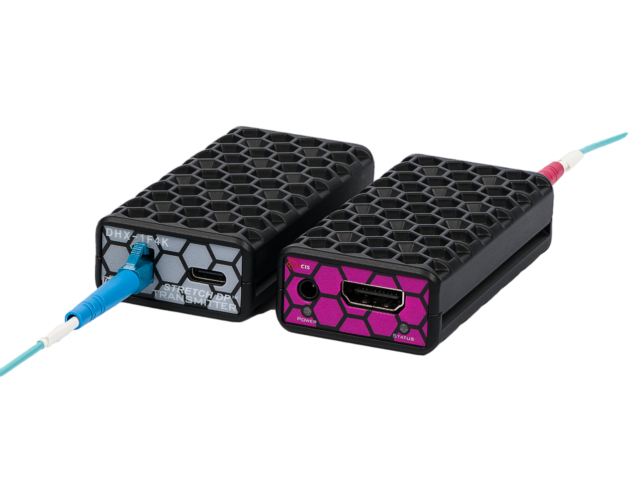 Opticis DHX-1F4K-TR DP1.2 to HDMI2.0 One (1) fiber optical extender - view 2