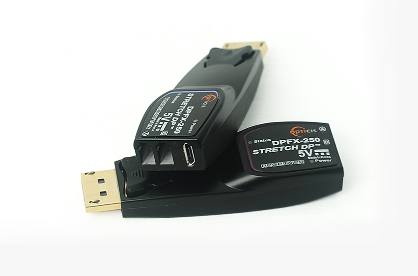 Opticis DPFX-250-TR DisplayPort 1.2 Optical Extender - view 2