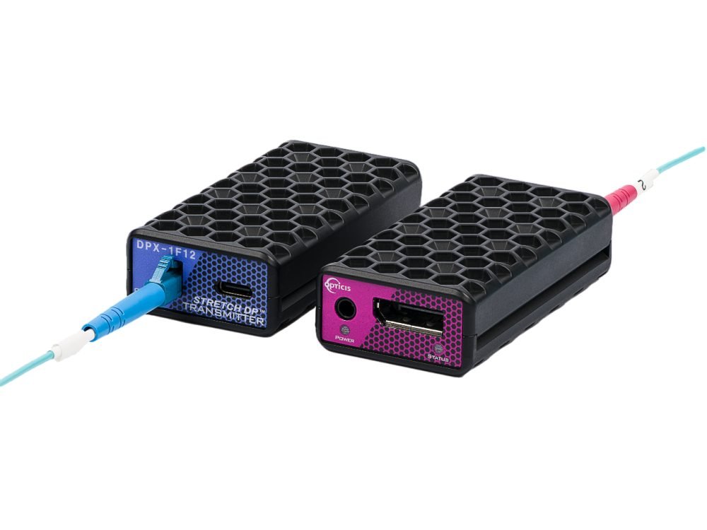 Opticis DPX-1F12-TR DisplayPort 1.2 One (1) fiber optical extender