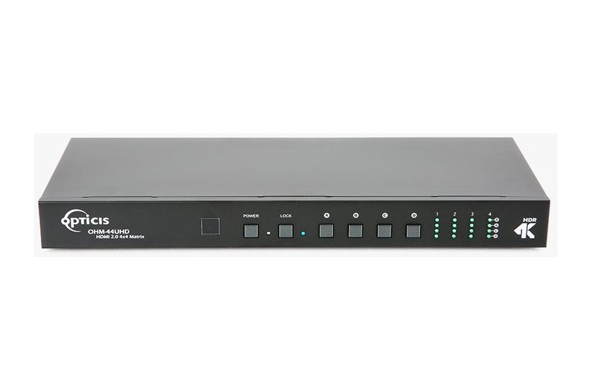 Opticis OHM-44UHD 4x4 HDMI Matrix Router