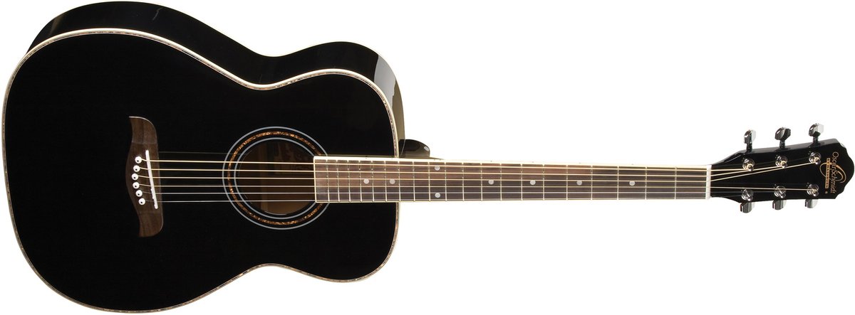 Oscar Schmidt OF2 Folk Acoustic Guitar - view 2
