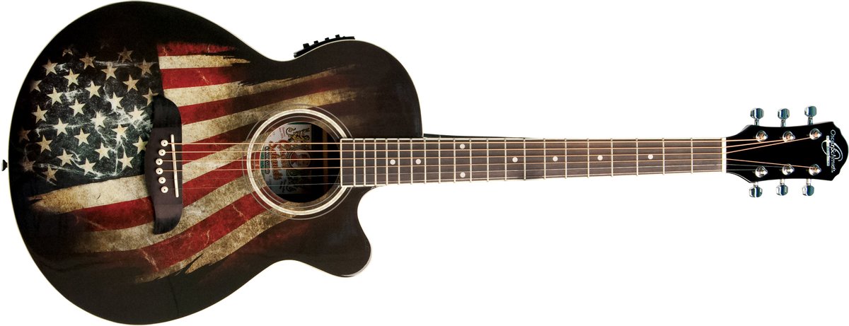 Oscar Schmidt OG10CEF Concert Acoustic Guitar