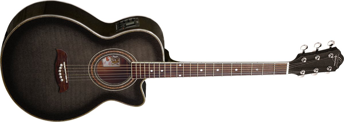 Oscar Schmidt OG10CEF Concert Acoustic Guitar - view 2