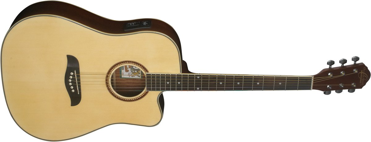 Oscar Schmidt OG2CE Dreadnought Acoustic Guitar
