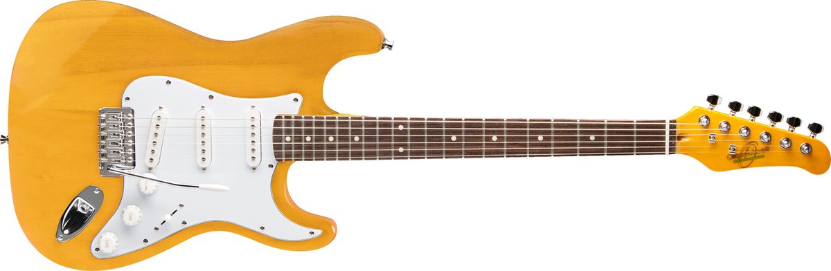 Oscar Schmidt OS-300 Double Cut/Solid Body Electric Guitar - view 3