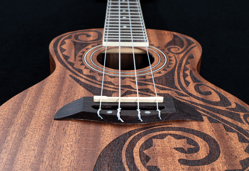 Oscar Schmidt OU2TAT Maori Ukulele - view 2