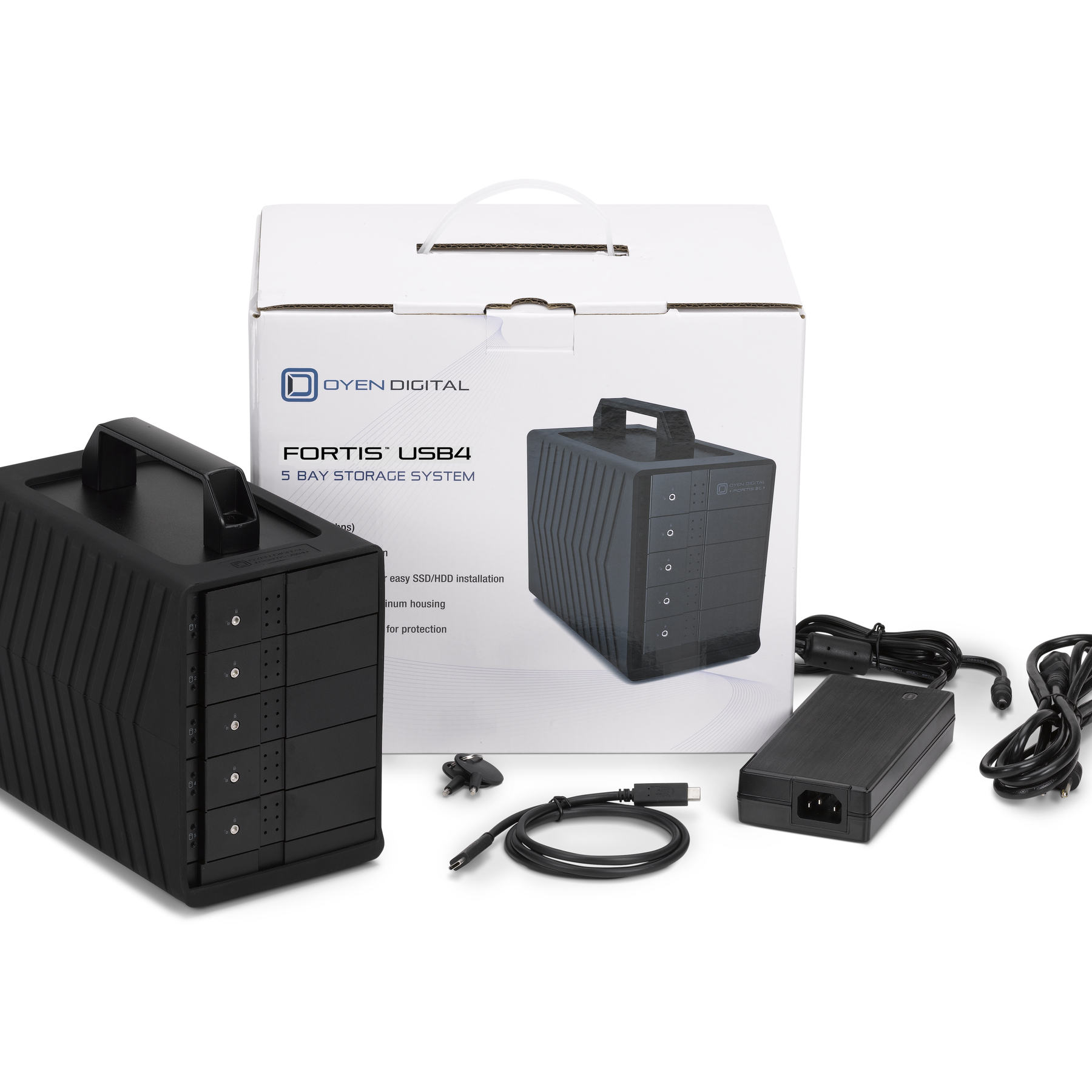 Oyen Digital Fortis USB4 5-Bay 40Gbps External Drive - view 6